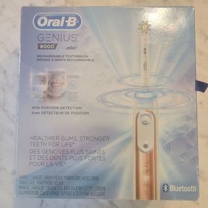 🔥 Oral-B Genius 8000 Electric Toothbrush with Bluetooth Connectivity, Rose Gold